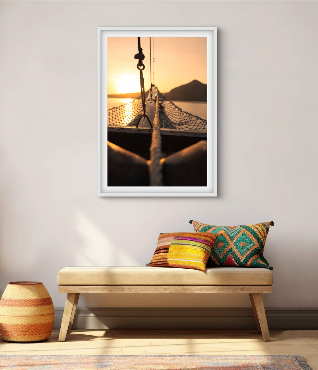 sunset sailing